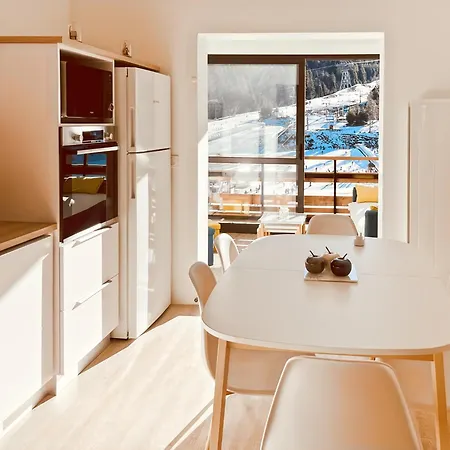 Appartement Le Griou Aux Pieds Sur Les Pistes, 8pers, Cœur Station, Le Lioran *