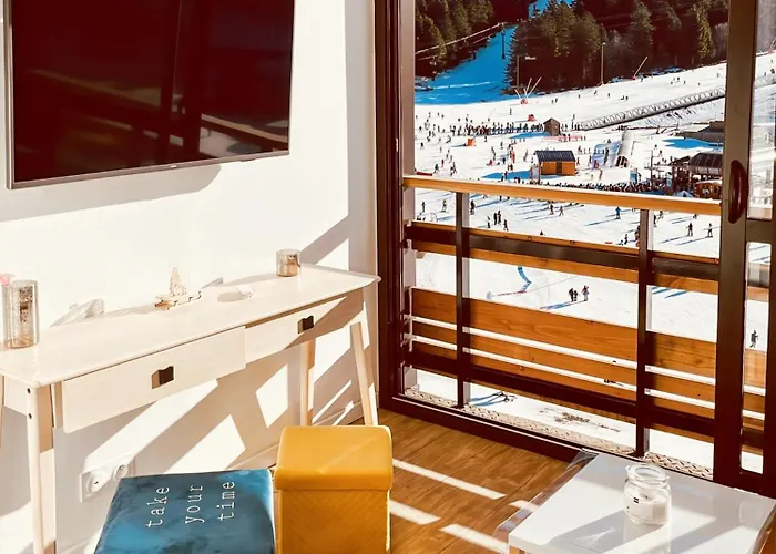 Апартаменты Le Griou Aux Pieds Sur Les Pistes, 8pers, Coeur Station, Le Lioran *